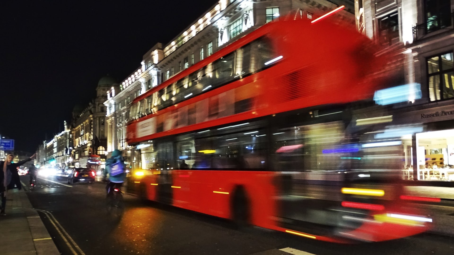 Double-decker buses